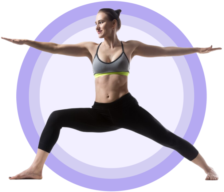 Woman doing yoga